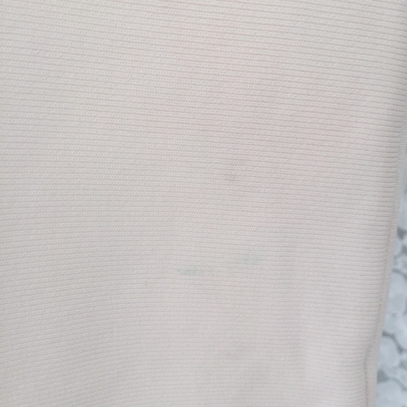 BCBG DRESS OFF WHITE BANDAGE CRISS CROSS HEM - Picture 6 of 8